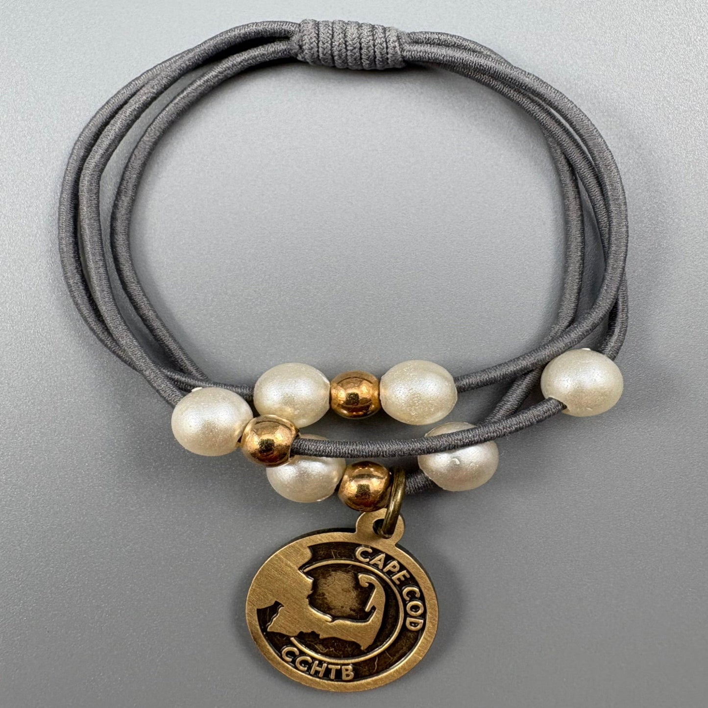 Cape Cod Hair Tie Bracelet - Gray Gables Gray